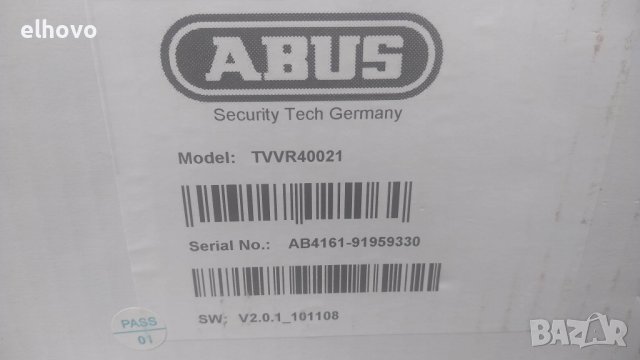 Цифров рекордер abus tvvr40021, снимка 5 - Друга електроника - 41263930