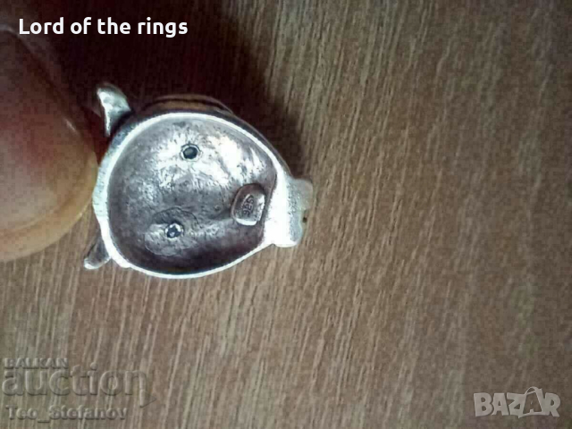 Красивa висулка бухал от сребро 925, снимка 4 - Колиета, медальони, синджири - 44680938