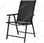 Градински стол метален, сгъваем, максимално тегло 150кг, черен, снимка 9