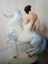 19 век Стар порцелан фигура статуетка скулптура Volkstedt Porcelain Amazon старинен порцелан , снимка 3