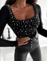 блузи с перли , снимка 2