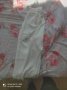 Бял комплект с блуза и панталон, снимка 1 - Комплекти - 39193883