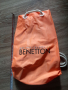 Раница чанта торба Beneton оранжева, снимка 3