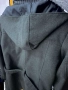 съвсем запазено сиво зимно палтенце с качулка, снимка 2
