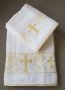 Кърпа  за кръщане модел " Ангели ", снимка 1 - Подаръци за кръщене - 8772612