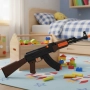 Играчка автомат AK-47 Калашников – 63 см, с меки патрони и мишени, снимка 2