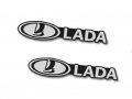Нови алуминиеви емблеми ”LADA” - 40 мм. / 8 мм., снимка 1 - Аксесоари и консумативи - 40054398