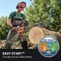 Бензинова резачка WORKIT 62CC с шини 18 и 20 инча, снимка 4