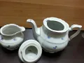 Стар български порцелан чайник и латиера , снимка 4