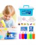 ❌ Комплект играчки Magic Water ELF, 6 цвята Magic Gel, 6 морски създания Kit Water ELF ❌