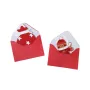 5292 Мини коледни картички с червен плик, снимка 2