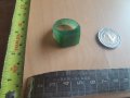 Пръстен от зелен нефрит, голям, 50 карата,

, снимка 7