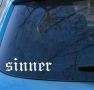 Стикер "Sinner", снимка 3