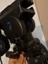 Трипод стативVinten с подвижна глава Manfrotto и професионални слушалки, снимка 2