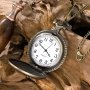 SHAARMS Pocket HQ8178 Луксозен джобен кварцов часовник в старинен стил, снимка 2