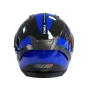 КАСКА ЗА МОТОР С ОЧИЛА, Размери S, M, L, XL - Черно/Син - 721431, снимка 6