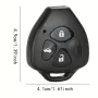 Кутийка за ключ с 3 бутона за TOYOTA Corolla Camry Avensis Reiz RAV4 Crown Avalon Venza Matrix Yaris, снимка 2