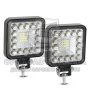2 БРОЯ COMBO 96W Квадратни диодни фарове за джипове и мотокари, снимка 1