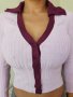 Блуза с яка, снимка 1 - Блузи с дълъг ръкав и пуловери - 40253868