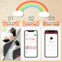Pristar P15 Bluetooth термопринтер за етикети, бял, снимка 2
