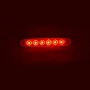 1бр. Лед LED габарит за камион с 6 SMD диода , ЧЕРВЕНИ , 12-24V , снимка 2