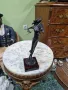 Страхотна антикварна колекционерска бронзова авторска фигура статуетка пластика , снимка 3