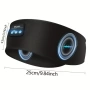 🎧 3-в-1 Маска, лента за сън с вградени блутут Bluetooth слушалки з за спокоен сън, sleep headphones, снимка 2