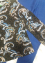 СТРАХОТНА риза/блуза в синьо-кафяв пейсли принт, снимка 9