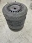Зимни гуми с джанти 185/65R15, снимка 1