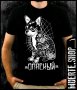 Черна тениска с щампа CHIHUAHUA TATTOOED, снимка 1 - Тениски - 41801450