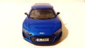 2020 Audi R8 Coupe, Blue - Kinsmart - Мащаб 1:36, снимка 7