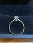 Годежен пръстен - естествен диамант 0,98к с 14к злато, снимка 7