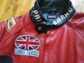 Мотористко яке оригинално  марково на Англия от свет.шампионат в Ассен Холандия-ест. кожа-размер С, снимка 4