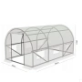 Компактна бяла оранжерия 3 × 2 × 2 м – идеални условия за вашите растения, снимка 1
