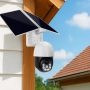 Комплект камера за видеонаблюдение с двоен соларен панел VC8PT-W, снимка 1