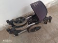 3 кратно сгъваем АЛУМИНИЕВ Ролатор KESSER,BIG BOY инвалидна проходилка ,количка,made in NORWAY, снимка 4
