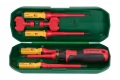 Комплект отвертки VDE със сменяеми накрайници, 1000V, 8 части, снимка 3