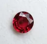 Наситено червен рубин с кръгла форма и тегло 0.82кт! VS чистота! Сертификат!, снимка 8