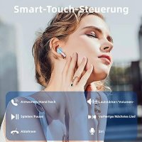 Нови Bluetooth 5.3 слушалки с HD микрофон HiFi стерео звук музика спорт, снимка 2 - Безжични слушалки - 41721881