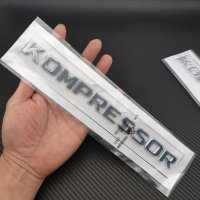 Емблема Kompressor за заден капак Mercedes Мерцедес, снимка 2 - Аксесоари и консумативи - 40894918