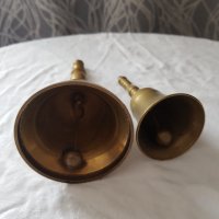 Два броя бронзови звънеца, снимка 3 - Антикварни и старинни предмети - 44383366