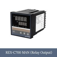 Термоконтролер REX C100, 220V, Изход реле, -199 до 1372 °C, снимка 4 - Друга електроника - 41038654