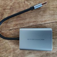 Нов USB 3.0/2.0 към HDMI адаптер/Компютър Лаптоп, снимка 8 - Друга електроника - 41502747
