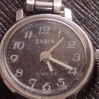 Стар дамски часовник ZARIA 17 JEWELS USSR рядък за КОЛЕКЦИЯ 31924, снимка 2 - Антикварни и старинни предмети - 40884857
