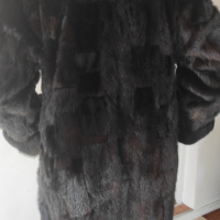 Дамско палто естествен косъм  от норка размер L , снимка 2 - Палта, манта - 44749571