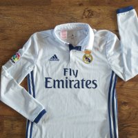 adidas Real Madrid 16/17 - страхотна юношеска блуза, снимка 5 - Детски анцузи и суичери - 41926647