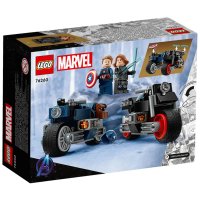 LEGO® Marvel Super Heroes 76260 - Мотоциклетите на Черната вдовица и капитан Америка, снимка 2 - Конструктори - 42605541