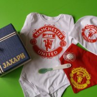 Тениска и боди Манчестър Юнайтед за баща и бебе, снимка 5 - Тениски - 33479518