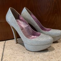 Официални обувки с висок ток , снимка 2 - Дамски обувки на ток - 40399411