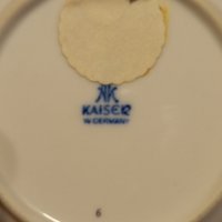 Kaiser декоративна порцеланова чинийка с птици , снимка 2 - Декорация за дома - 42574468
